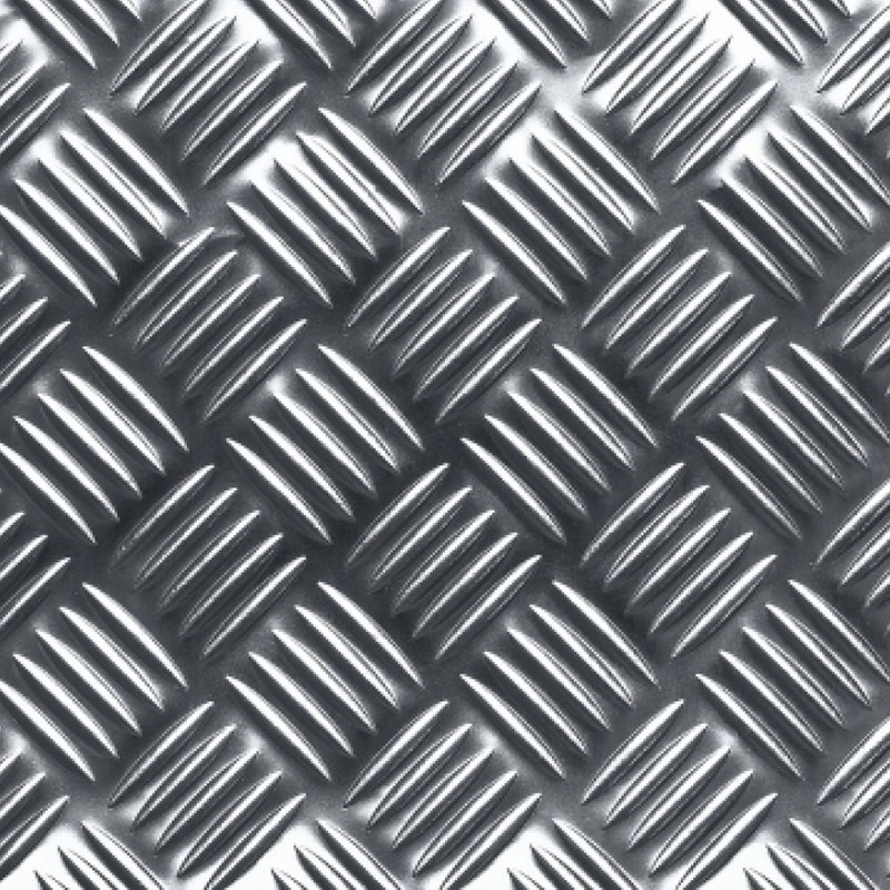 Рифленый алюминиевый лист 3х1500х4000 мм, 1105АН2, Квинтет