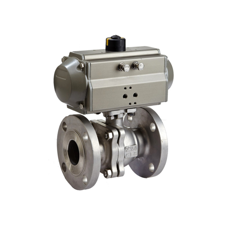 Кран шаровой нерж. 2-х сост. п/проходн. фланцевый 4