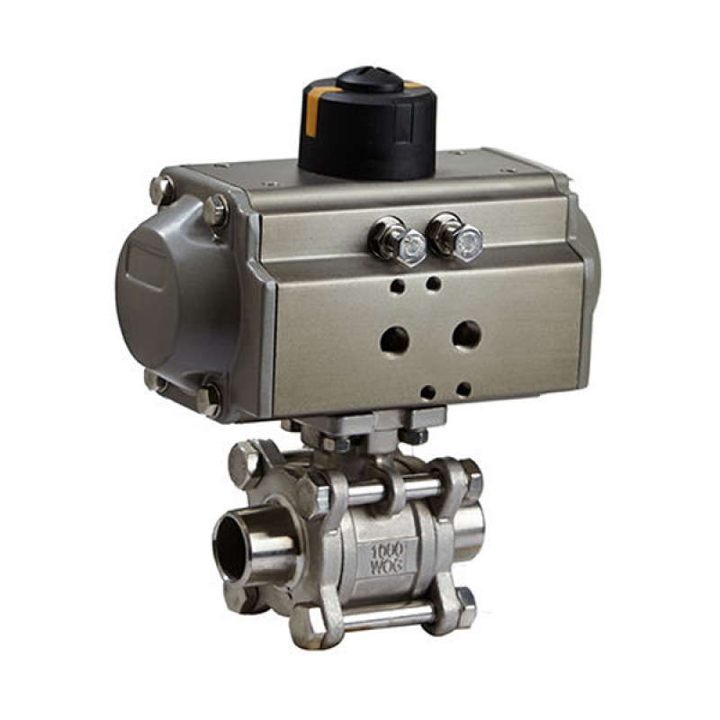 Кран шаровой нерж. 3-х сост. п/проходн. под сварку 2 1/2