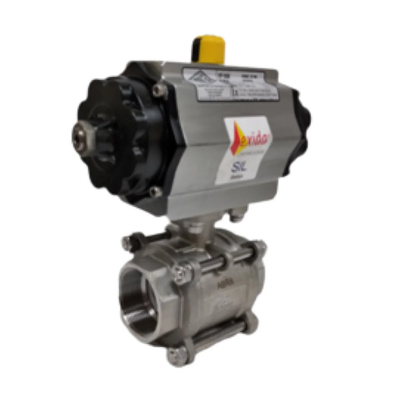 Кран шаровой нерж. 3-х сост. п/проходн., ВР/ВР 1 1/4